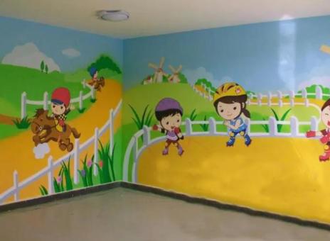 柞水幼儿园墙体彩绘制作流程及注意事项