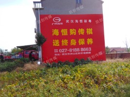 柞水墙体广告影响褪色的因素
