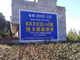 柞水墙体广告的好处