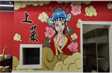 柞水墙体彩绘的发展和应用