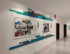 柞水企业文化墙用什么材料好？